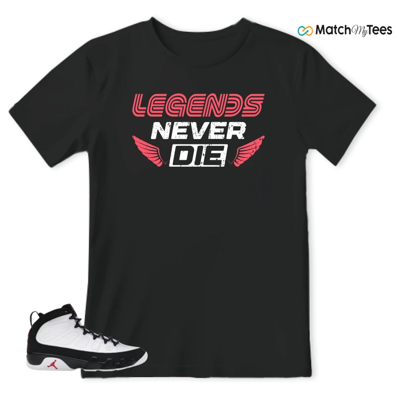 NIKE JORDAN 9 RETRO OG SPACE JAM (2026) SNEAKER Matching Tees t-shirt