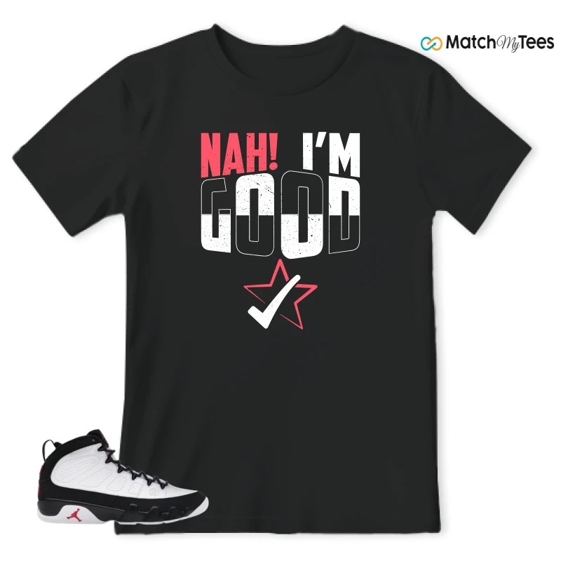 NIKE JORDAN 9 RETRO OG SPACE JAM (2026) SNEAKER Matching Tees t-shirt