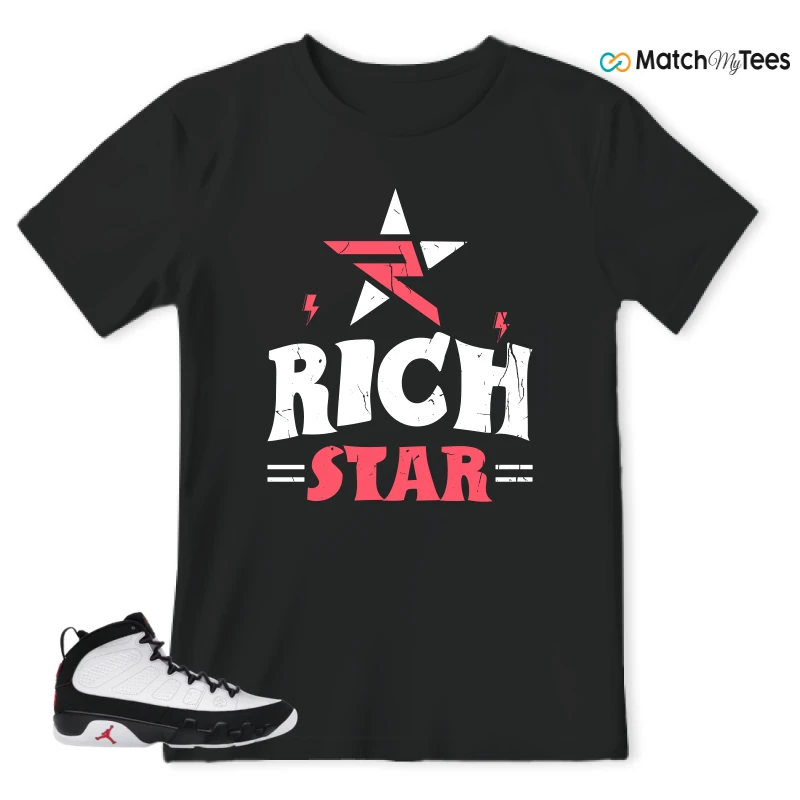 NIKE JORDAN 9 RETRO OG SPACE JAM (2026) SNEAKER Matching Tees t-shirt
