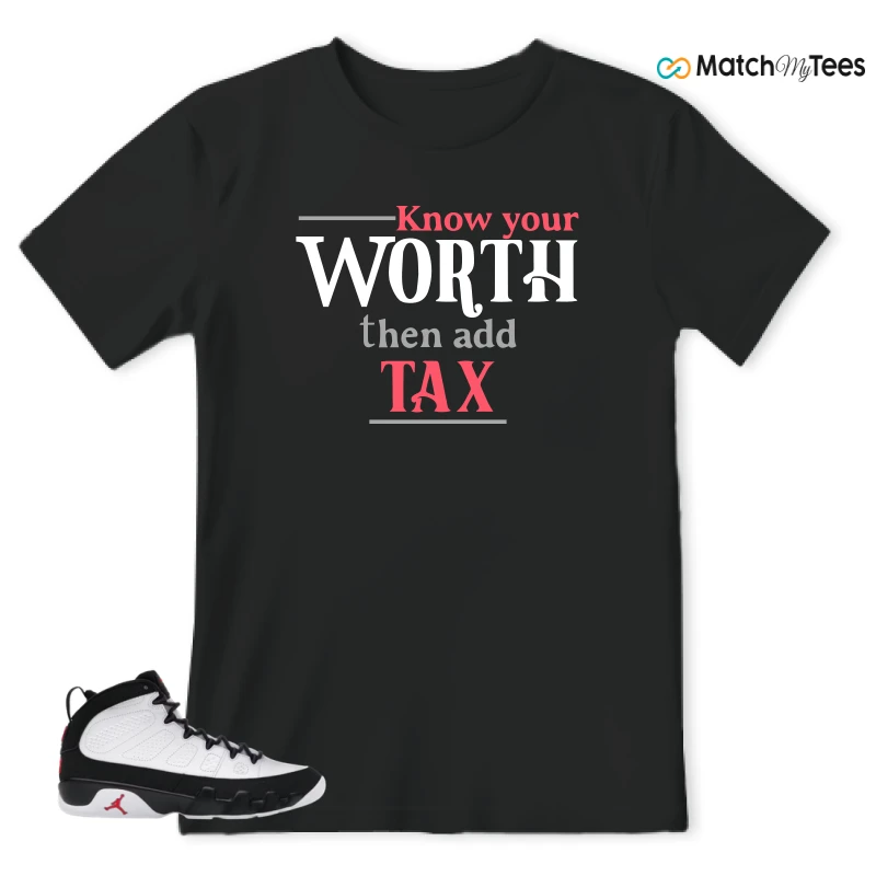 NIKE JORDAN 9 RETRO OG SPACE JAM (2026) SNEAKER Matching Tees t-shirt