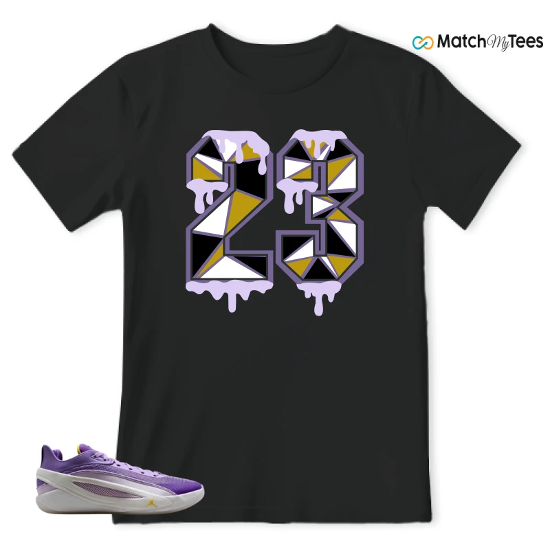 NIKE JORDAN LUKA 5 LAKERS SNEAKER Matching Tees t-shirt