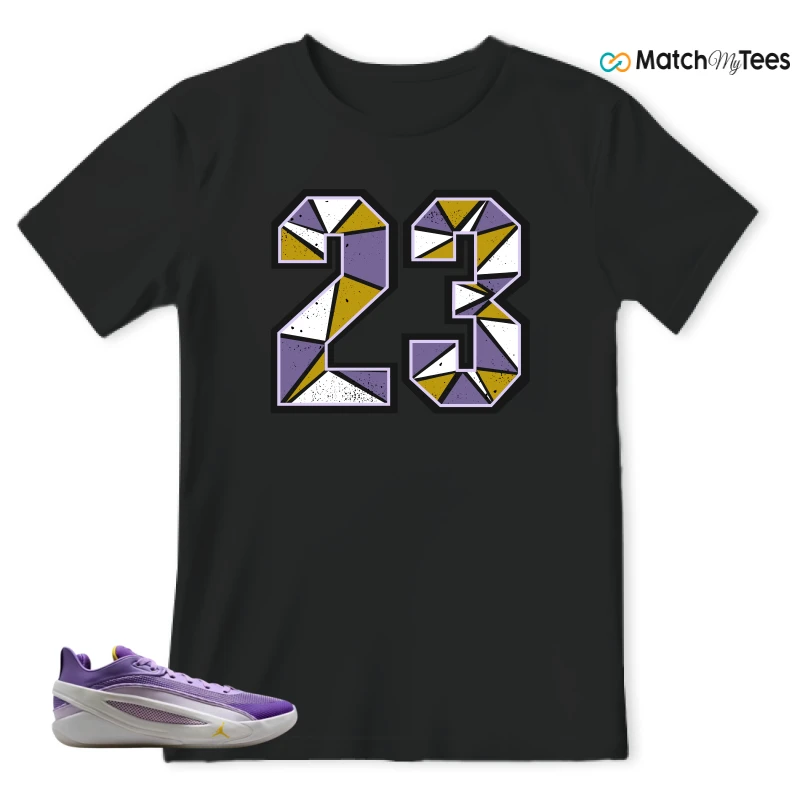 NIKE JORDAN LUKA 5 LAKERS SNEAKER Matching Tees t-shirt