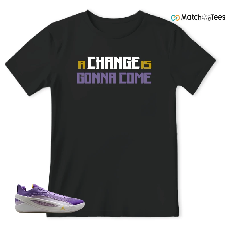 NIKE JORDAN LUKA 5 LAKERS SNEAKER Matching Tees t-shirt