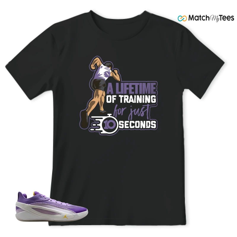 NIKE JORDAN LUKA 5 LAKERS SNEAKER Matching Tees t-shirt