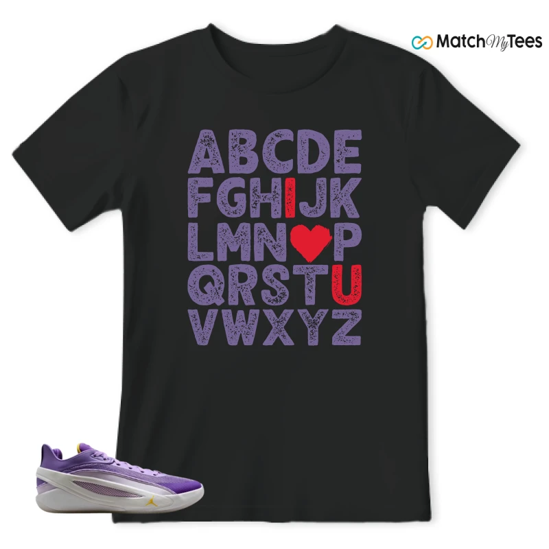 NIKE JORDAN LUKA 5 LAKERS SNEAKER Matching Tees t-shirt