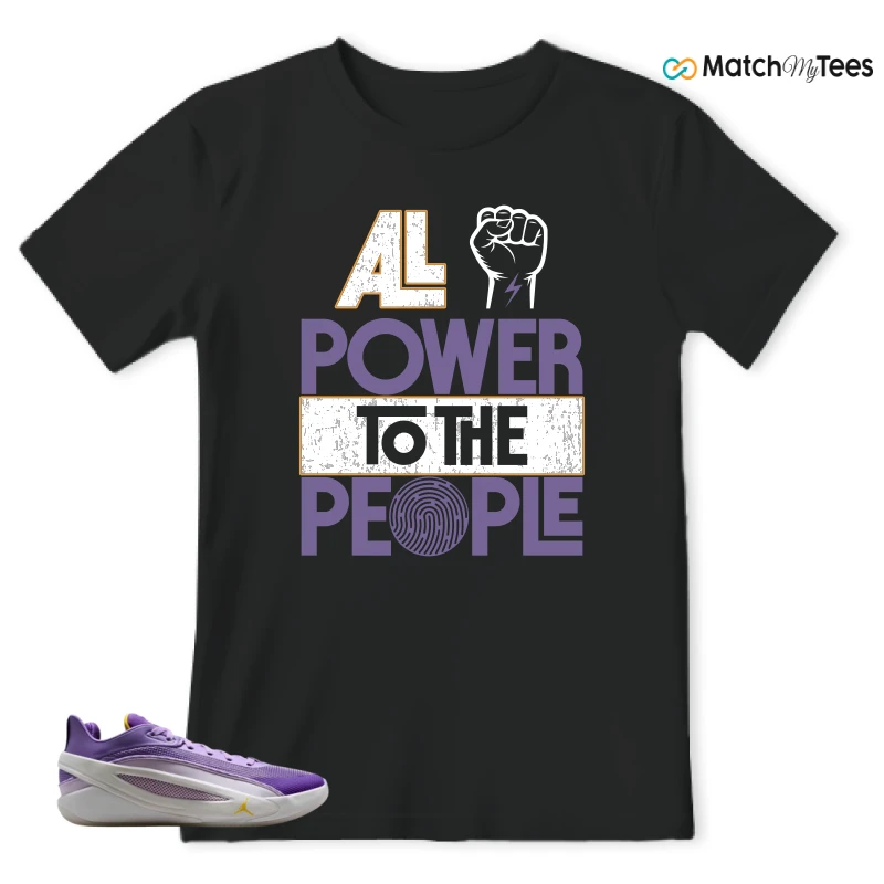 NIKE JORDAN LUKA 5 LAKERS SNEAKER Matching Tees t-shirt