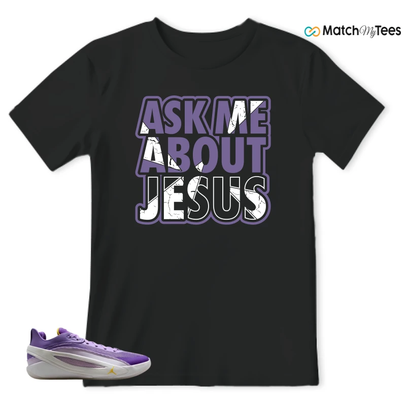 NIKE JORDAN LUKA 5 LAKERS SNEAKER Matching Tees t-shirt
