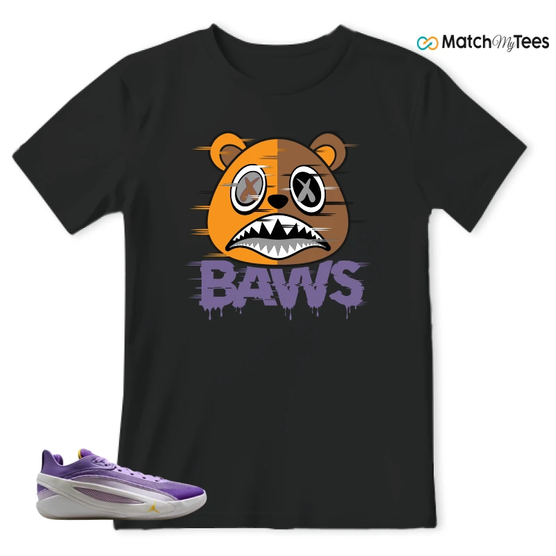 NIKE JORDAN LUKA 5 LAKERS SNEAKER Matching Tees t-shirt