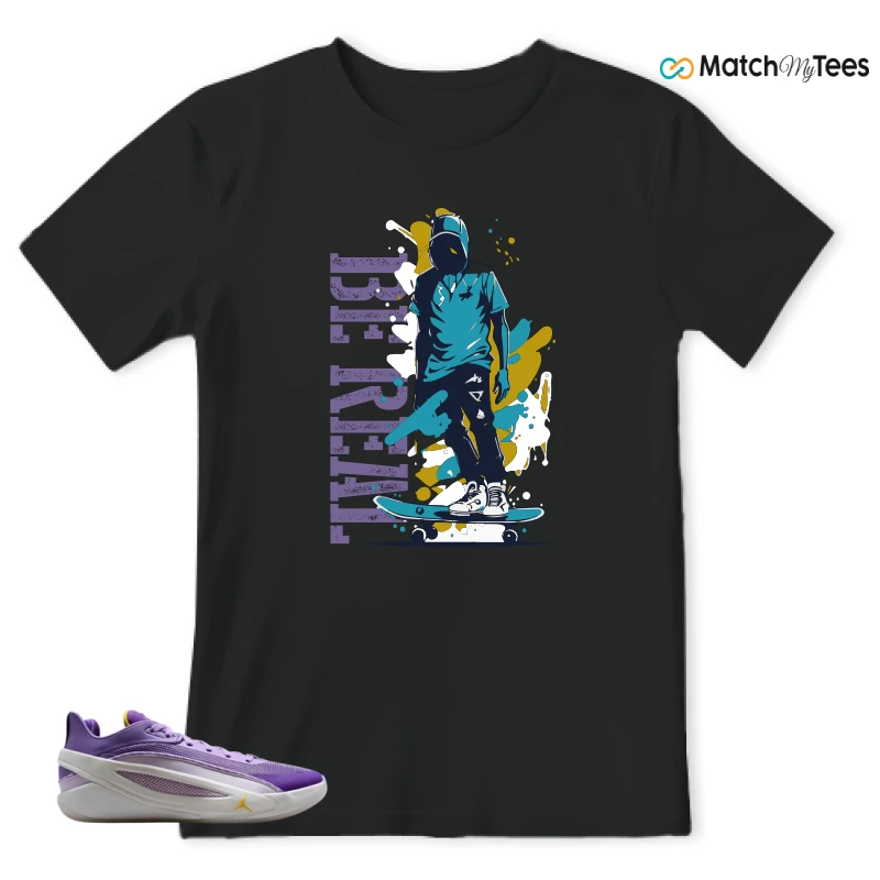 NIKE JORDAN LUKA 5 LAKERS SNEAKER Matching Tees t-shirt
