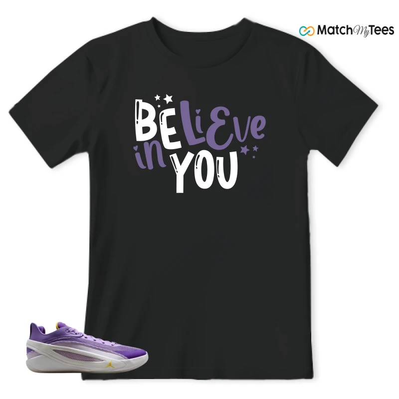 NIKE JORDAN LUKA 5 LAKERS SNEAKER Matching Tees t-shirt