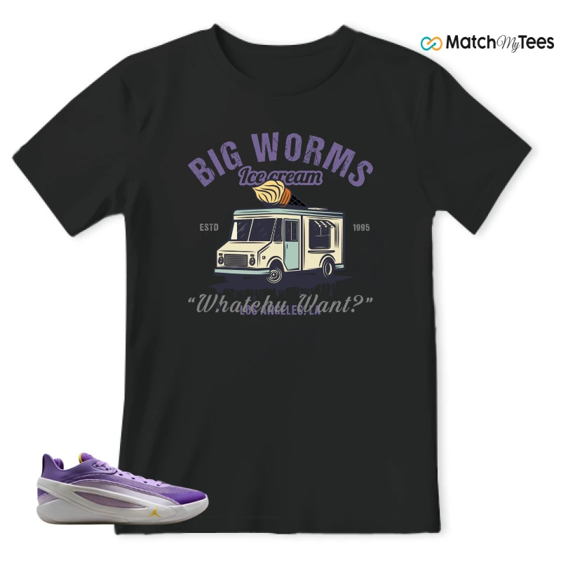 NIKE JORDAN LUKA 5 LAKERS SNEAKER Matching Tees t-shirt