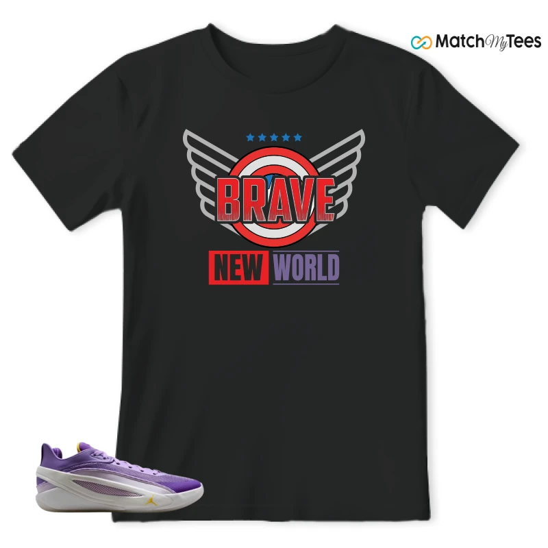 NIKE JORDAN LUKA 5 LAKERS SNEAKER Matching Tees t-shirt
