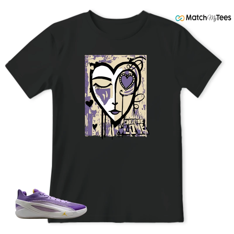 NIKE JORDAN LUKA 5 LAKERS SNEAKER Matching Tees t-shirt