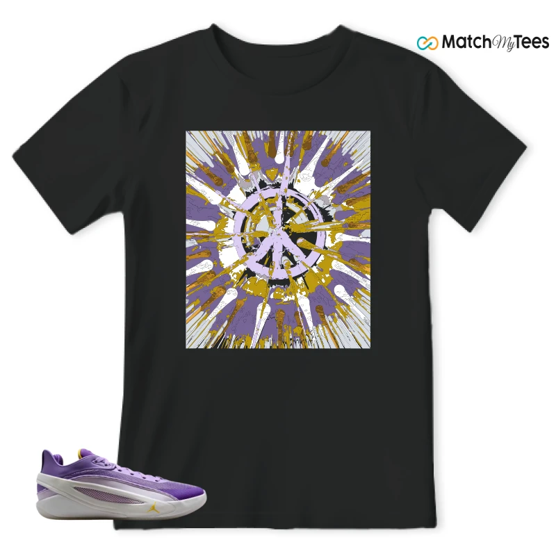 NIKE JORDAN LUKA 5 LAKERS SNEAKER Matching Tees t-shirt