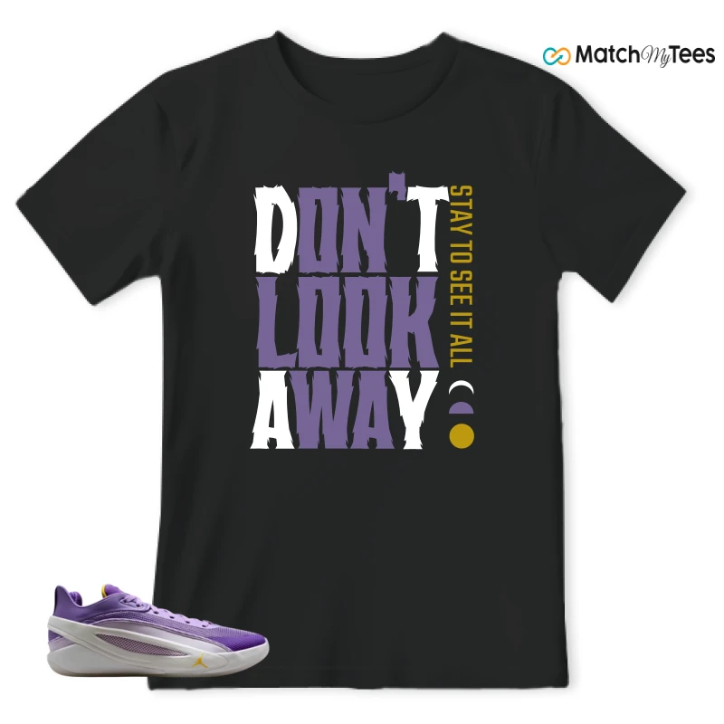 NIKE JORDAN LUKA 5 LAKERS SNEAKER Matching Tees t-shirt