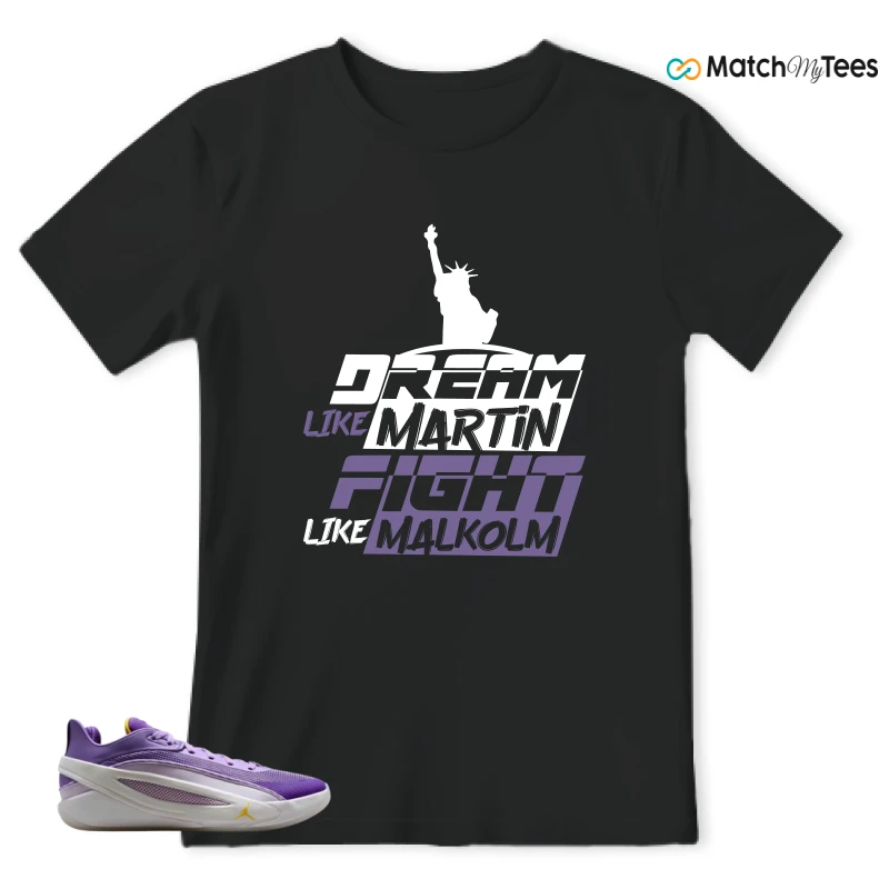 NIKE JORDAN LUKA 5 LAKERS SNEAKER Matching Tees t-shirt