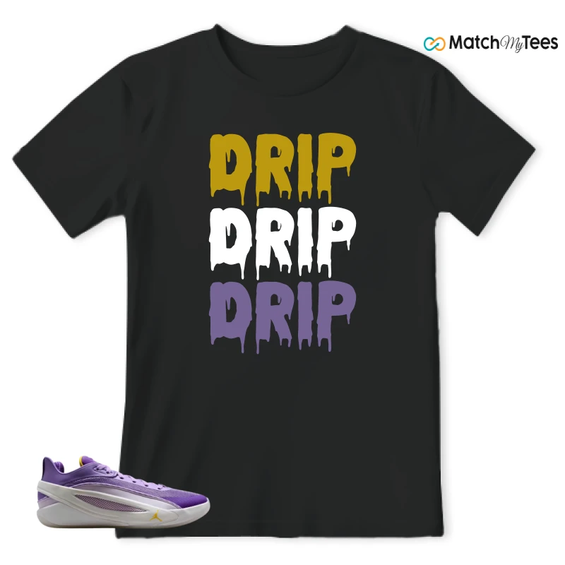 NIKE JORDAN LUKA 5 LAKERS SNEAKER Matching Tees t-shirt