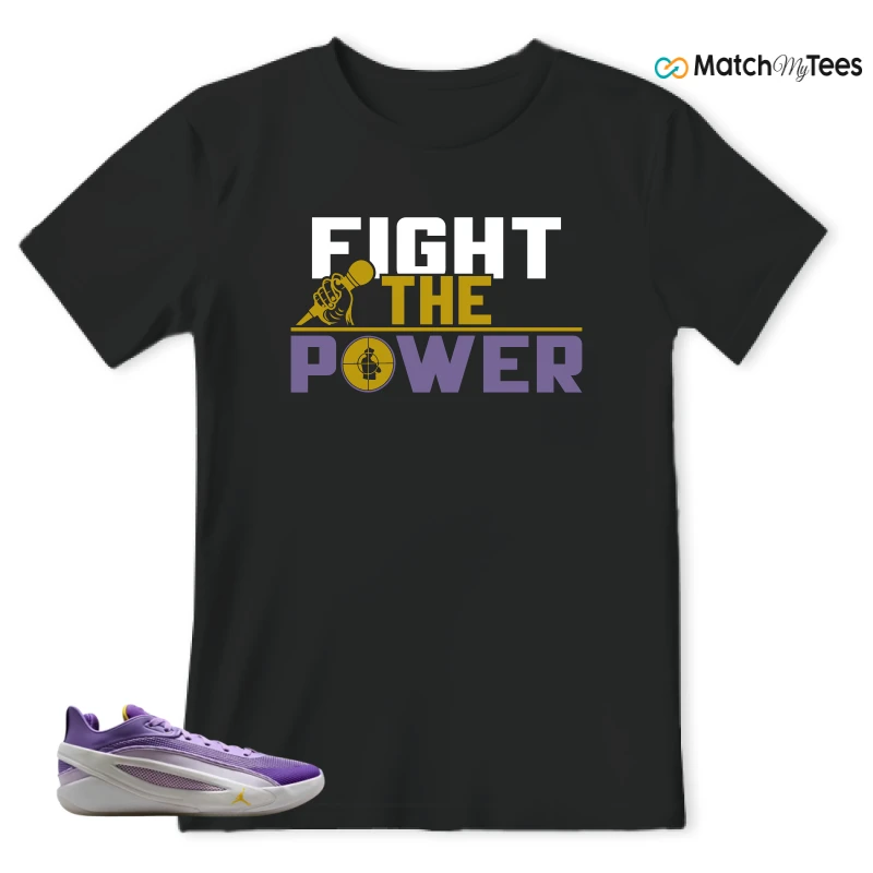 NIKE JORDAN LUKA 5 LAKERS SNEAKER Matching Tees t-shirt