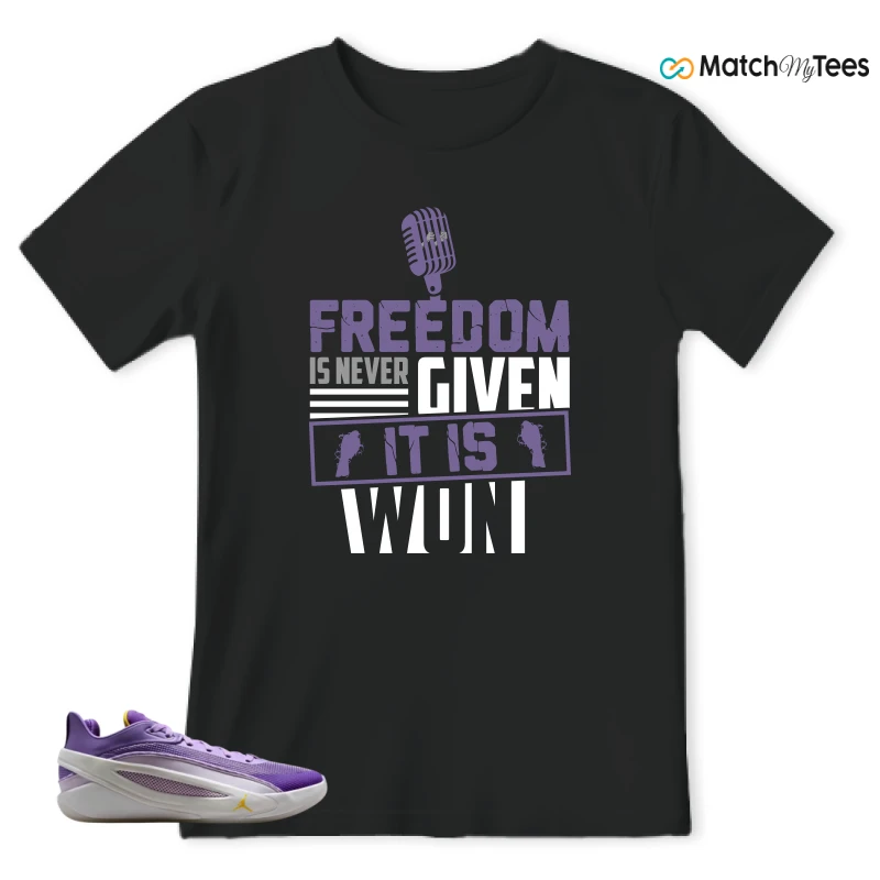 NIKE JORDAN LUKA 5 LAKERS SNEAKER Matching Tees t-shirt