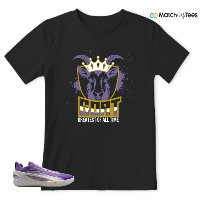 NIKE JORDAN LUKA 5 LAKERS SNEAKER Matching Tees t-shirt