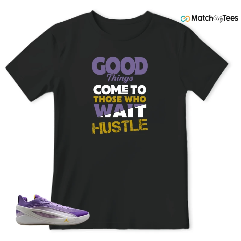 NIKE JORDAN LUKA 5 LAKERS SNEAKER Matching Tees t-shirt