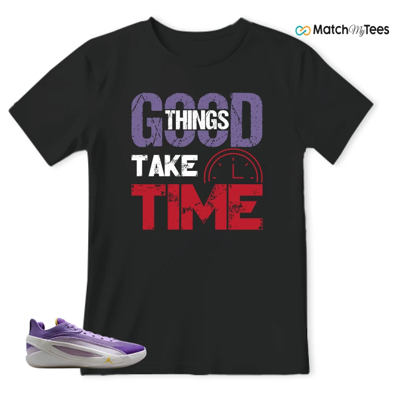 NIKE JORDAN LUKA 5 LAKERS SNEAKER Matching Tees t-shirt