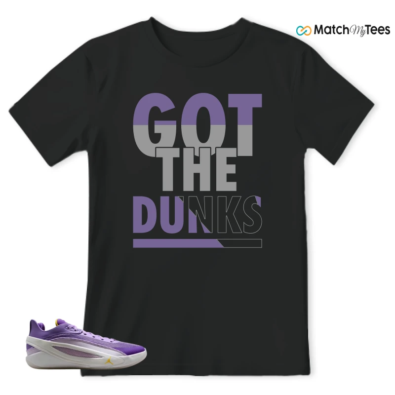 NIKE JORDAN LUKA 5 LAKERS SNEAKER Matching Tees t-shirt