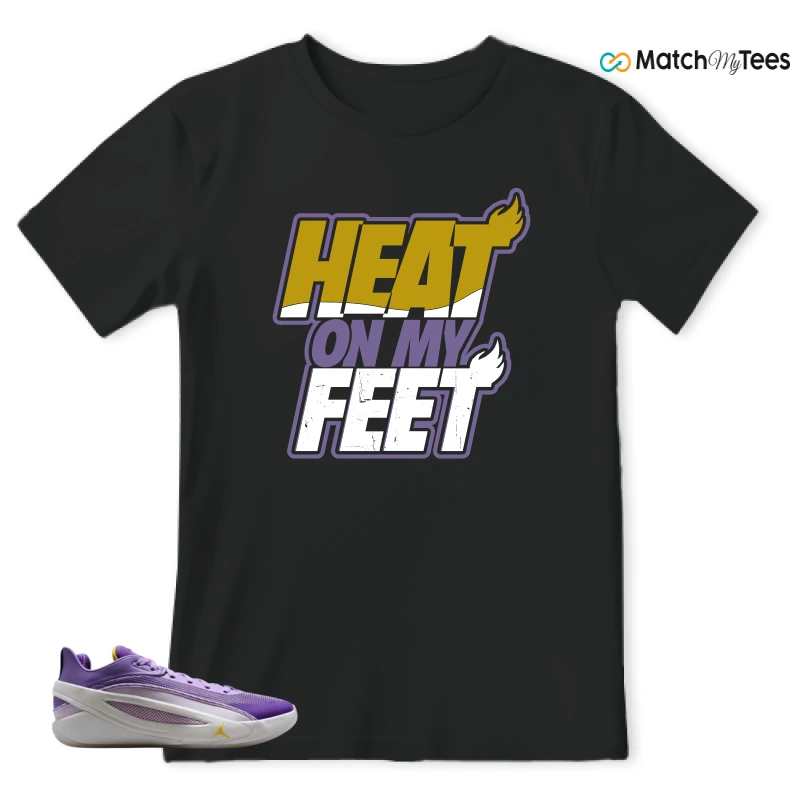 NIKE JORDAN LUKA 5 LAKERS SNEAKER Matching Tees t-shirt