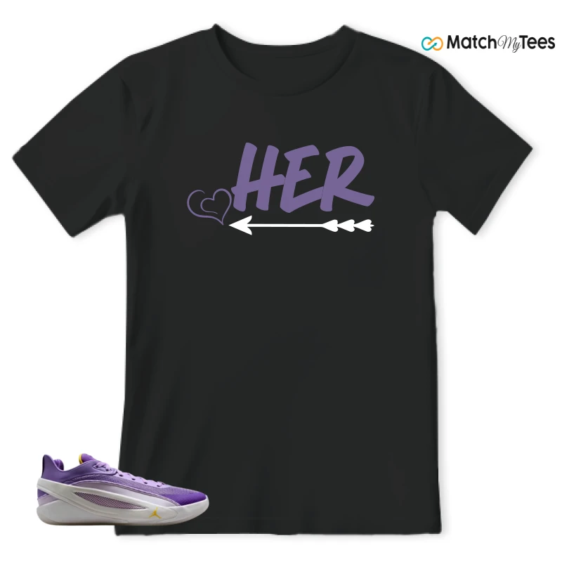 NIKE JORDAN LUKA 5 LAKERS SNEAKER Matching Tees t-shirt