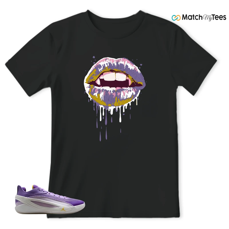 NIKE JORDAN LUKA 5 LAKERS SNEAKER Matching Tees t-shirt