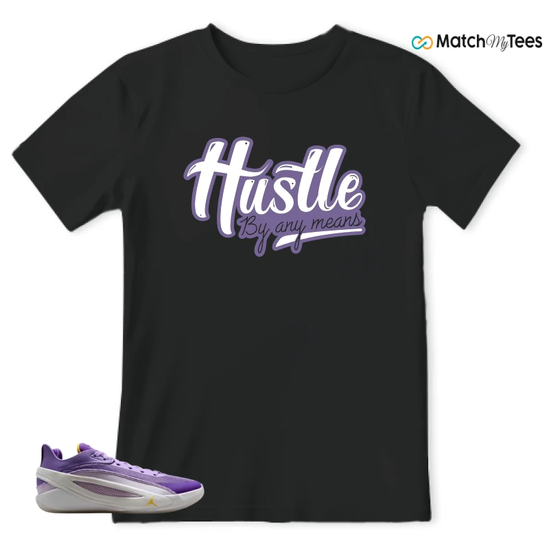 NIKE JORDAN LUKA 5 LAKERS SNEAKER Matching Tees t-shirt