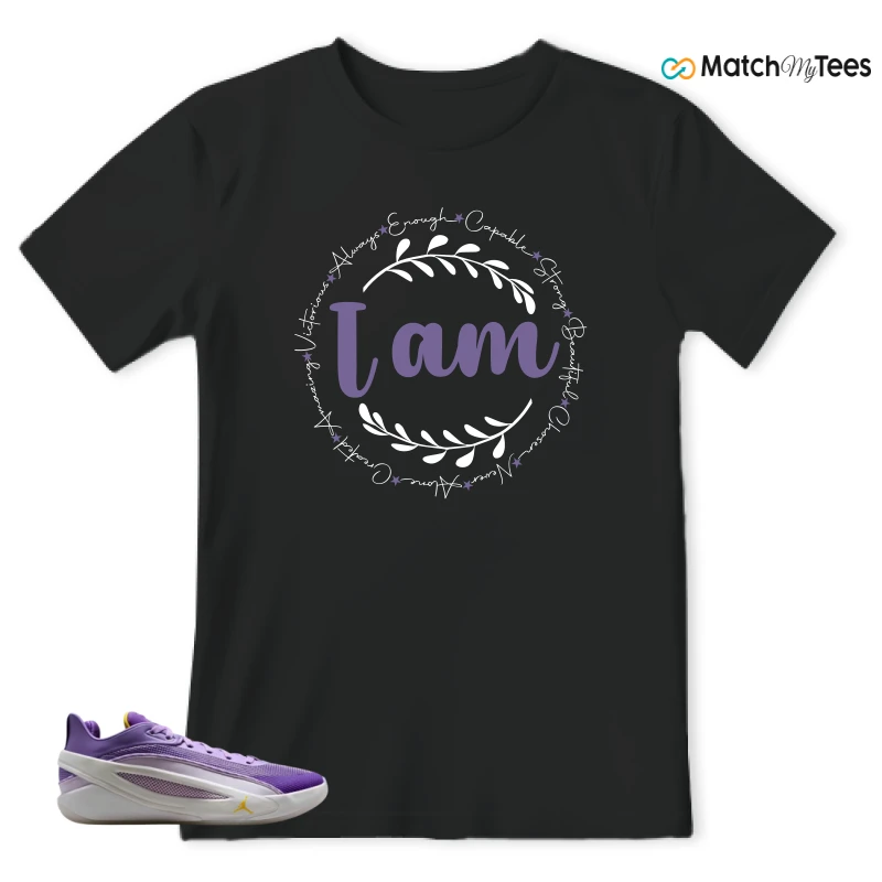 NIKE JORDAN LUKA 5 LAKERS SNEAKER Matching Tees t-shirt