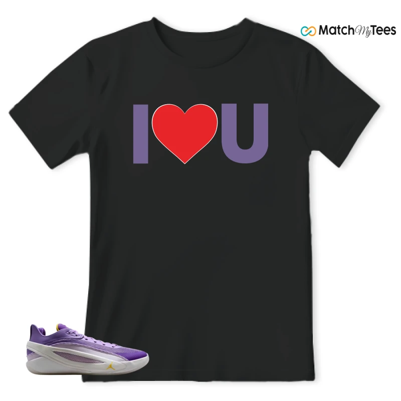 NIKE JORDAN LUKA 5 LAKERS SNEAKER Matching Tees t-shirt