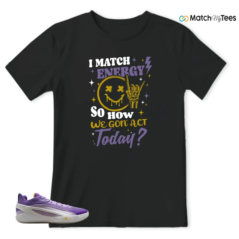 NIKE JORDAN LUKA 5 LAKERS SNEAKER Matching Tees t-shirt