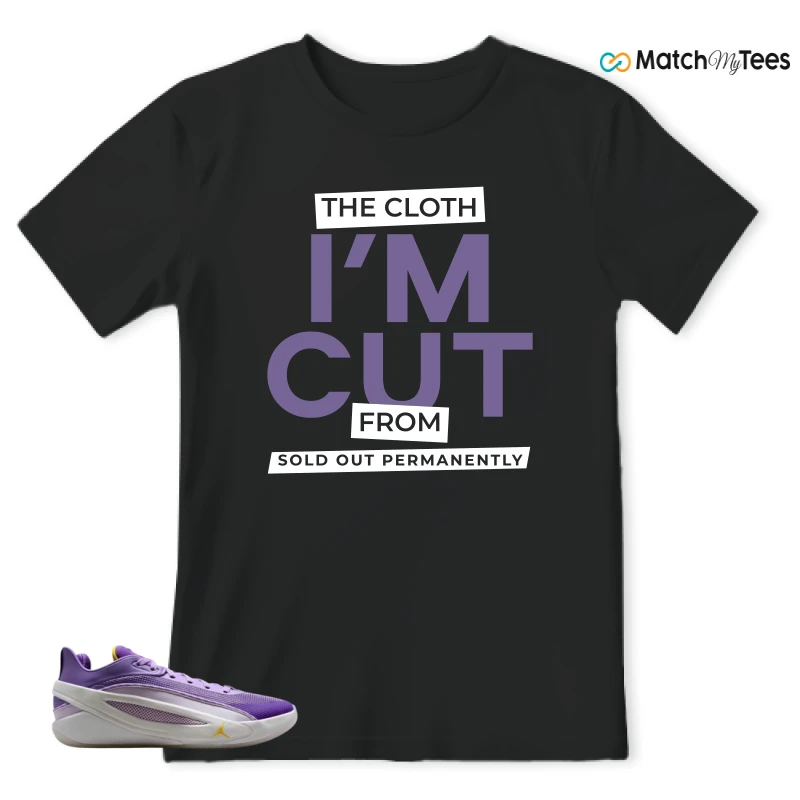 NIKE JORDAN LUKA 5 LAKERS SNEAKER Matching Tees t-shirt