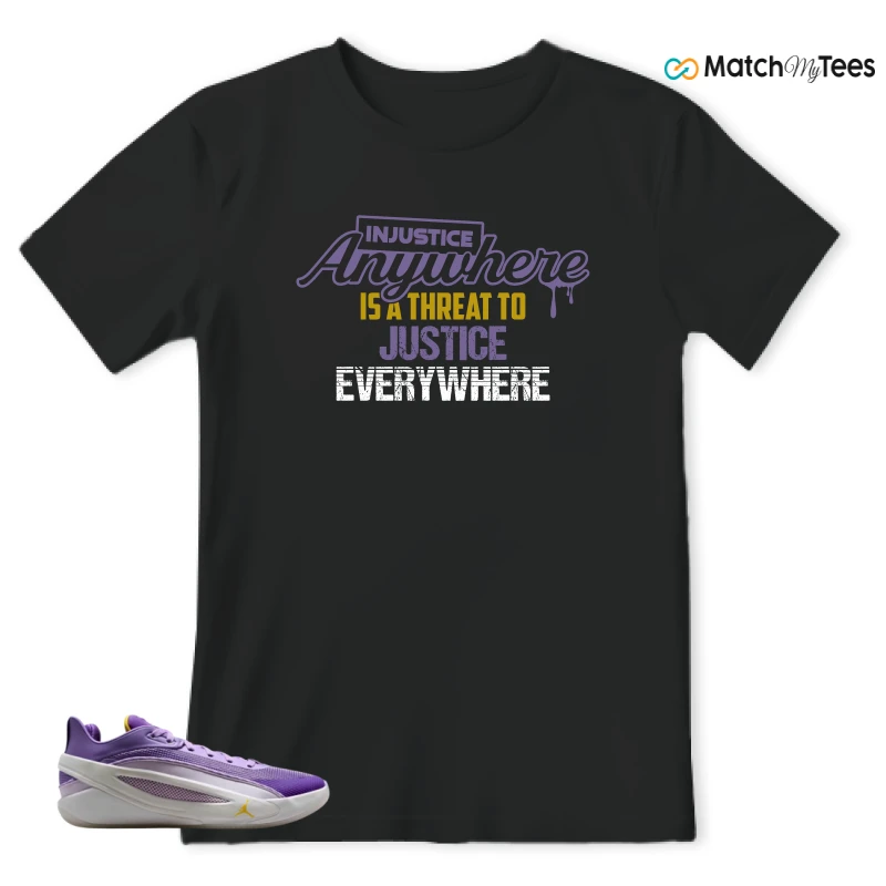 NIKE JORDAN LUKA 5 LAKERS SNEAKER Matching Tees t-shirt