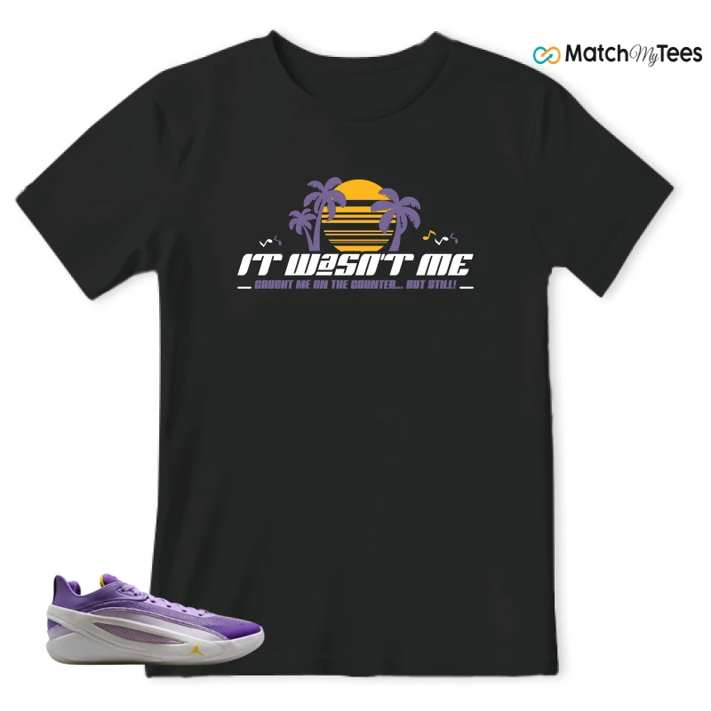 NIKE JORDAN LUKA 5 LAKERS SNEAKER Matching Tees t-shirt