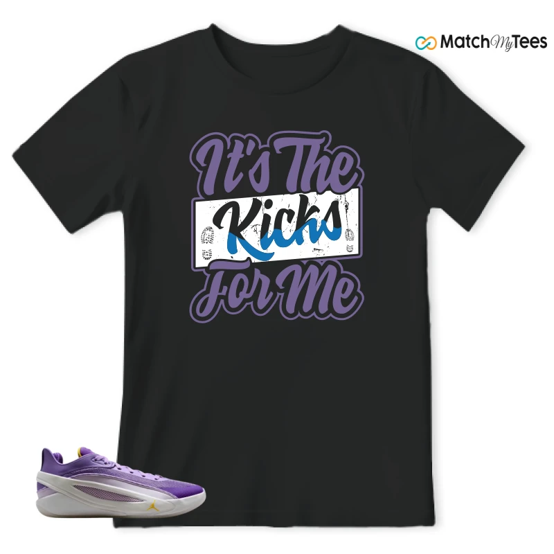 NIKE JORDAN LUKA 5 LAKERS SNEAKER Matching Tees t-shirt
