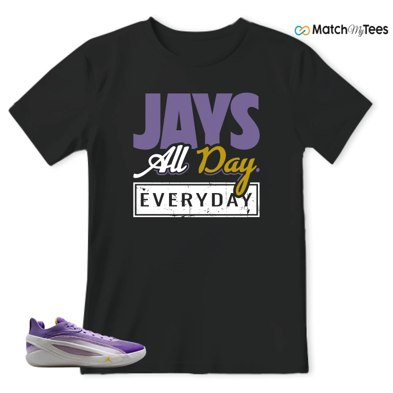 NIKE JORDAN LUKA 5 LAKERS SNEAKER Matching Tees t-shirt