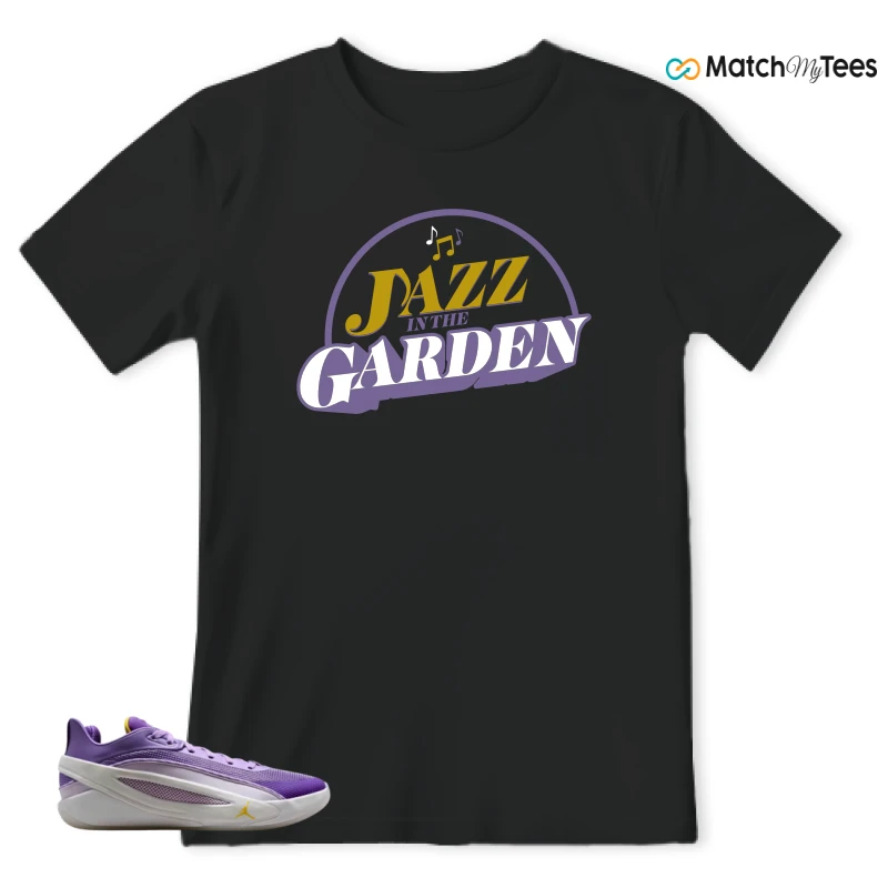 NIKE JORDAN LUKA 5 LAKERS SNEAKER Matching Tees t-shirt