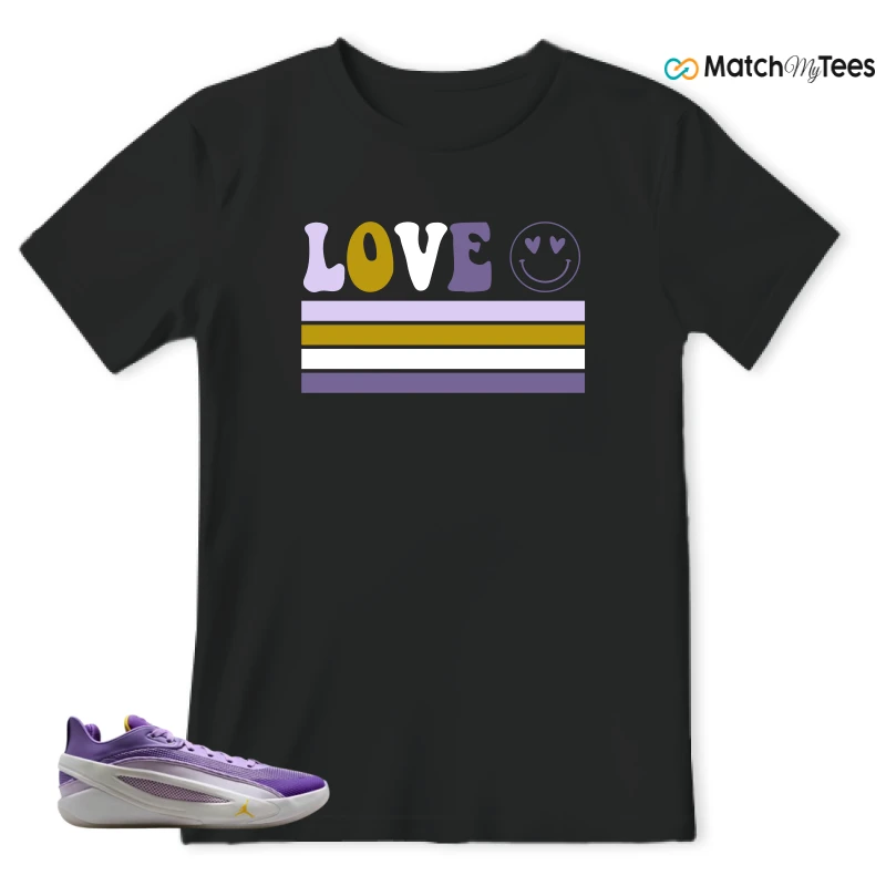 NIKE JORDAN LUKA 5 LAKERS SNEAKER Matching Tees t-shirt