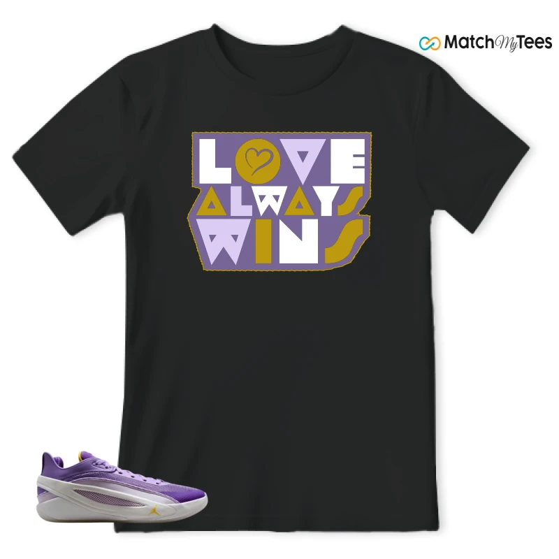 NIKE JORDAN LUKA 5 LAKERS SNEAKER Matching Tees t-shirt