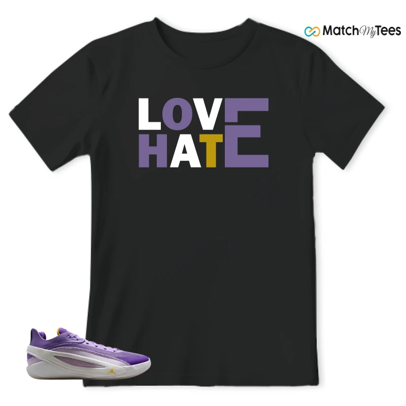 NIKE JORDAN LUKA 5 LAKERS SNEAKER Matching Tees t-shirt