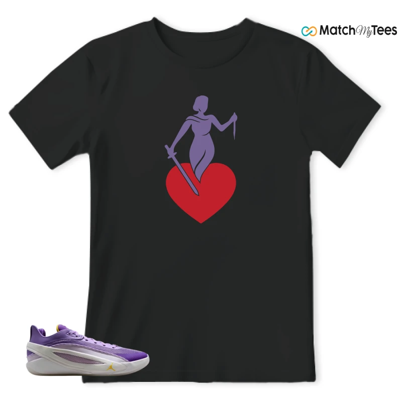 NIKE JORDAN LUKA 5 LAKERS SNEAKER Matching Tees t-shirt
