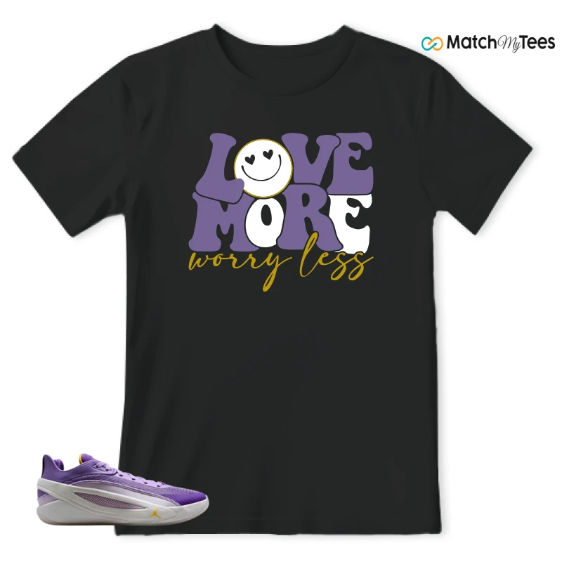 NIKE JORDAN LUKA 5 LAKERS SNEAKER Matching Tees t-shirt
