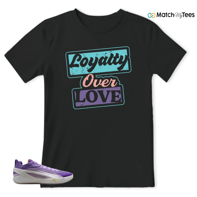 NIKE JORDAN LUKA 5 LAKERS SNEAKER Matching Tees t-shirt