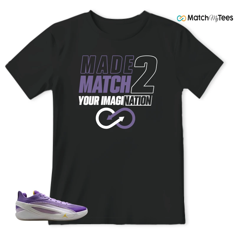 NIKE JORDAN LUKA 5 LAKERS SNEAKER Matching Tees t-shirt