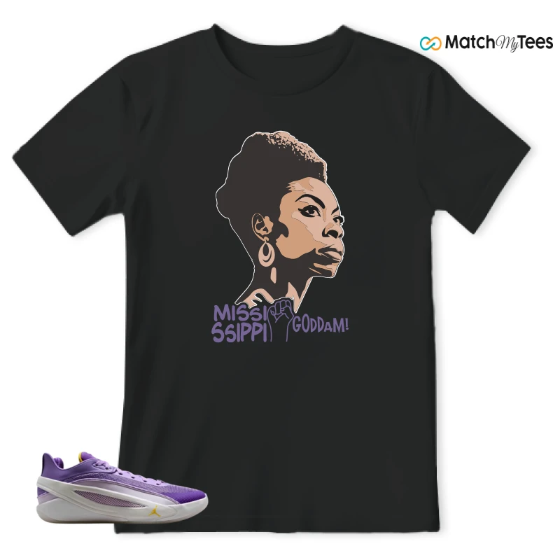 NIKE JORDAN LUKA 5 LAKERS SNEAKER Matching Tees t-shirt