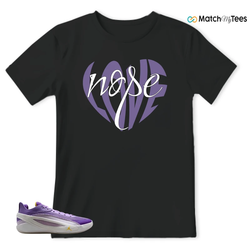 NIKE JORDAN LUKA 5 LAKERS SNEAKER Matching Tees t-shirt