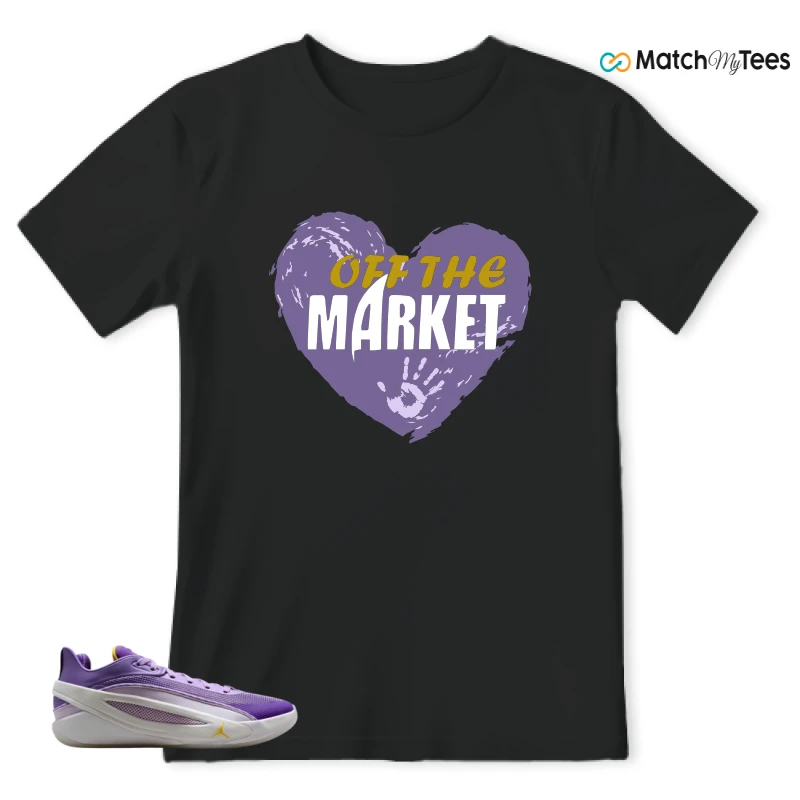 NIKE JORDAN LUKA 5 LAKERS SNEAKER Matching Tees t-shirt